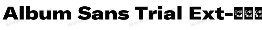 Album Sans Trial Ext字体转换